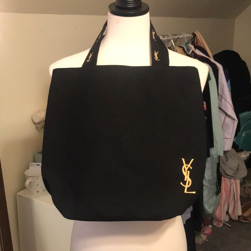 YSL Canvas Tote